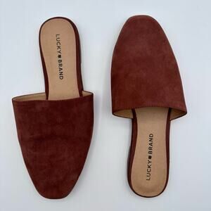 Lucky Brand Acasia Mule In Dark Brown Leather Women’s Size 8 SOLD OUT Ret. $89
